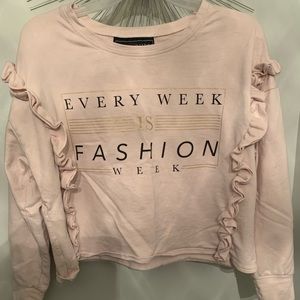 “Every Week is Fashion Week” long sleeve shirt